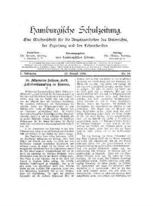 28. Allgemeine Schlesw.-Holst. Lehrerversammlung in Tondern : II.