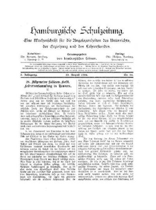 28. Allgemeine Schlesw.-Holst. Lehrerversammlung in Tondern : II.