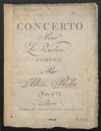 Concerto pour le violon