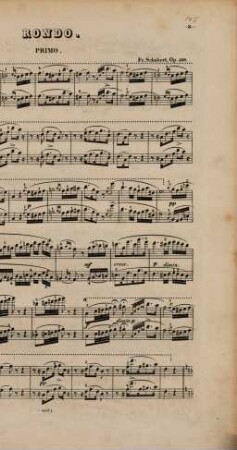 Pianoforte-Werke : zu 4 Hdn.. 3,19, Rondo : op. 138