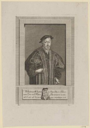Bildnis des Wilhelmus III. von Bayern