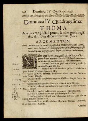 Dominica IV. Quadragesimae.