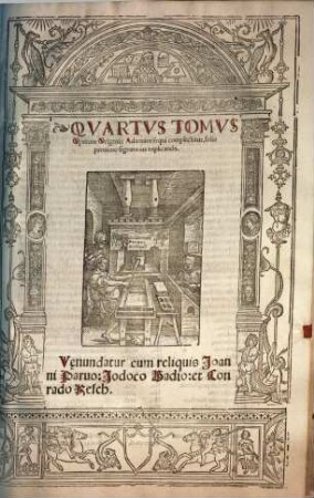Qvartvs Tomvs Operum Origenis Adamantii ...