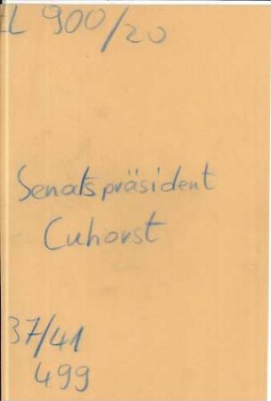 Cuhorst, Hermann Albert - Teil 4