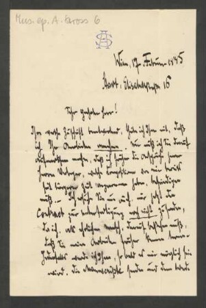 Brief an Unbekannt : 17.02.1885