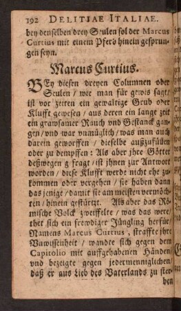 Marcus Curtius.