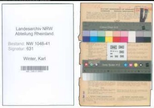 Entnazifizierung Karl Winter , geb. 04.01.1915 (Polizist)