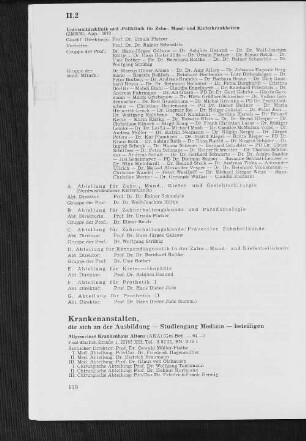 Krankenanstalten