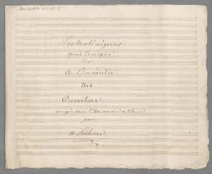6 Instrumental pieces; winds, sticks - BSB Mus.Schott.Ha 11599-3