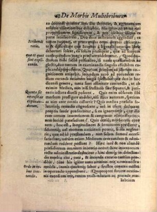 De morbis mulieribus