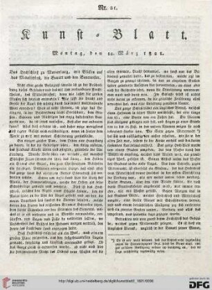 Nr. 21-30 (12. März - 12. April 1821)