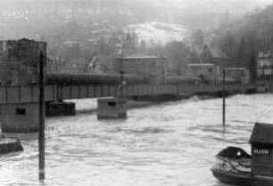 Hochwasser Wehr Heidelberg