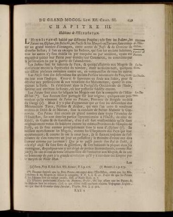 Chapitre III. Habitans de l´Hindûstan.