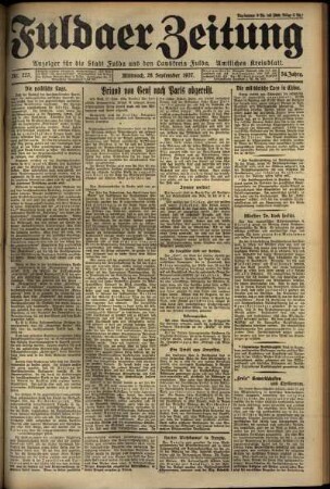 Ausgabe vom Mittwoch, den 28. September 1927.