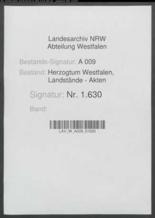 Landpfennigmeistereirechnungen 1678; Rezesse über die Abnahme der Rechnungen