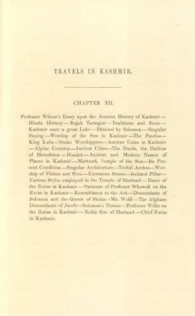 Chapter XII. Professor Wilson's essay upon the ancient history of Kashmir ...