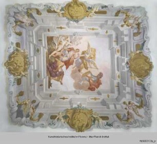 Der jugendliche Held wird von Victoria und Mars aus den Armen der Venus gerissen
