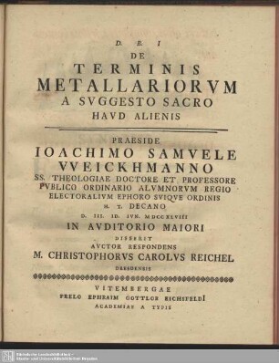 De terminis metallariorum a suggesto sacro haud alienis