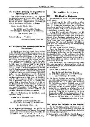 Pflege der Luftfahrt in den Schulen : [Körperliche Erziehung] ; [Amtliche Erlasse] ; [Amtlicher Teil]