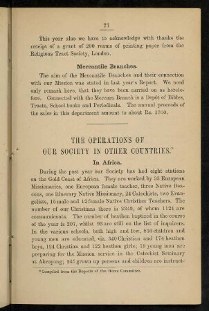 77-84, The operations of our society in other countries