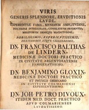 Diss. med. inaug. de infantum recens natorum mali regiminis correctione, eorundemque morborum praecipuorum curatione