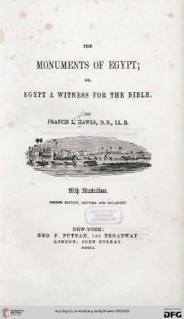 The monuments of Egypt : or Egypt a witness for the Bible