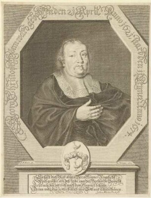 Georg Christof Hönn (Henn); geb. 21. April 1621; gest. 11. Januar 1674