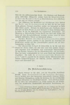 3. Kapitel. Die Arbeiterversicherung
