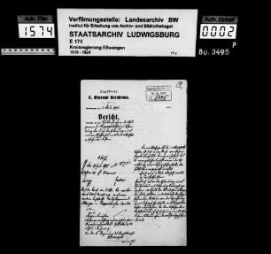 Schuldenwesen der Schulgemeinde Ruppertshofen