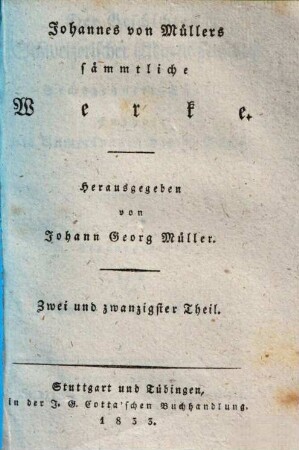Johannes von Müllers sämmtliche Werke, 22. Der Geschichten schweizerischer Eidgenossenschaft sechszehnter Theil. Anmerkungen des V. Buchs
