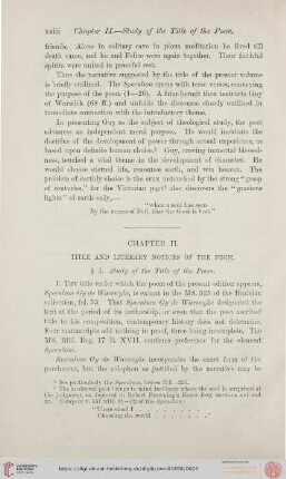Chapter II. Title and Literary Notices of the Poem