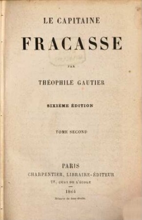 Le capitaine Fracasse, 2
