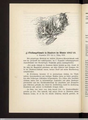 g) Stellungskämpfe in Flandern im Winter 1917/18
