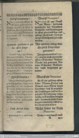 [I. Notarii Qualitate, examine, iuramento, officio]