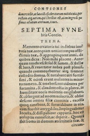 Septima Funebris Contio.