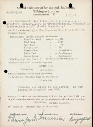 Häussler, Friedrich