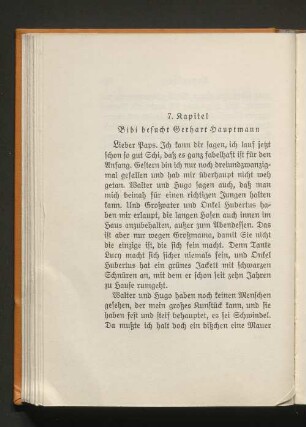 Bibi besucht Gerhart Hauptmann
