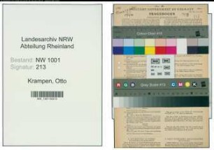 Entnazifizierung Otto Krampen, geb. 18.05.1900 (Kaufm.Angest.)