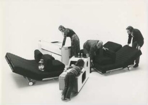 Fahrliege im Römerformat Idee Nr. 3 von Joe Colombo