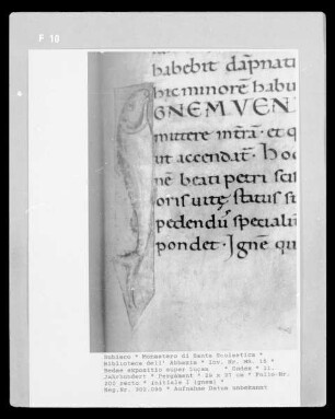 Bedae expositio super Lucam... — Initiale I (gnem), Folio 200 recto