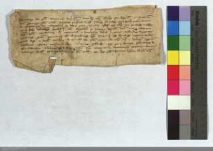 Erzbischof Heinrich von Trier verspricht allen, die die Elisabethkirche in Marburg bei ihrer Einweihug besuchen und beschenken, einen 40tägigen Ablaß.