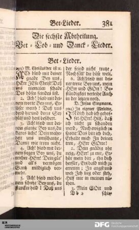 Bet-Lieder.