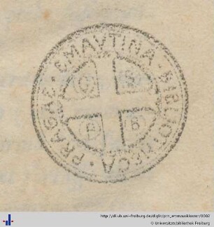 Stempel (Aus: UB Freiburg, RA 2.2017/22).