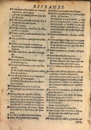Refranes ó proverbios en Romance