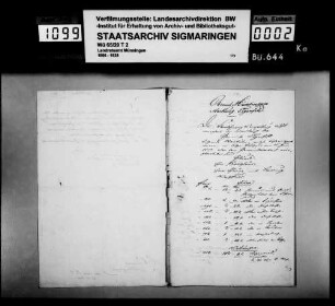 Einverleibung von bisher exemten Besitzungen der Staatsfinanzverwaltung in den Gemeindeverband Tigerfeld