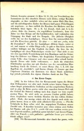 c) Das Kreuz-Tragen.