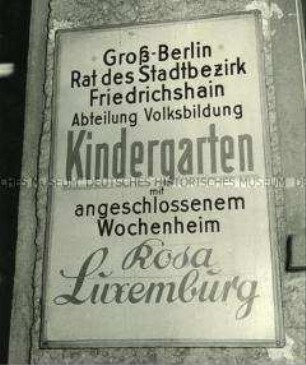 Kindergarten-Schild