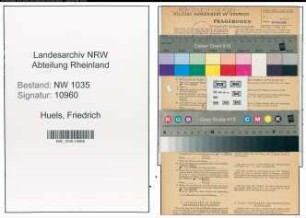 Entnazifizierung Friedrich Huels , geb. 01.01.1902 (Revisionsbeamter)