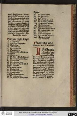 Incipit liber sextus.