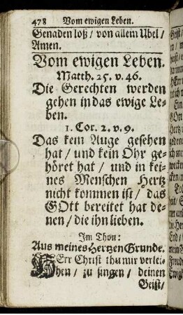 Vom ewigen Leben.